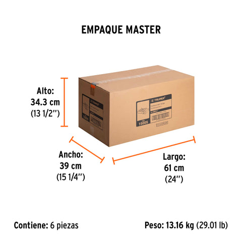 Estufilla portátil para gas, encendido electrónico, Truper | ESPO-1 | 15005