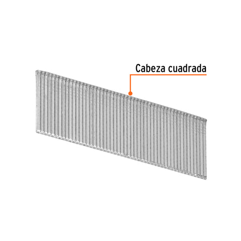 Caja con 2500 clavos calibre 16, 25 mm para CLNE-16, Truper | CLANEU-16-25 | 15010