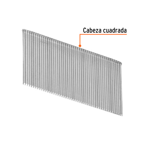 Caja con 2500 clavos calibre 16, 38 mm para CLNE-16, Truper | CLANEU-16-38 | 15013