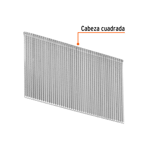 Caja con 2500 clavos calibre 16, 45 mm para CLNE-16, Truper | CLANEU-16-45 | 15015
