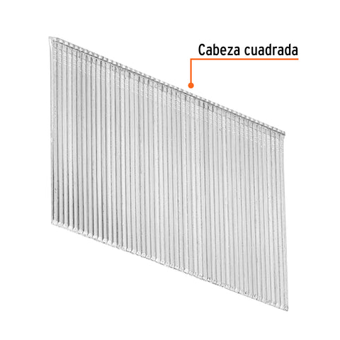 Caja con 2500 clavos calibre 16, 50 mm para CLNE-16, Truper | CLANEU-16-50 | 15016