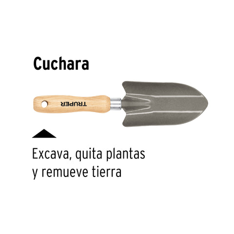 Cuchara para jardín, mango de 6', Truper | GTS-SH | 15020
