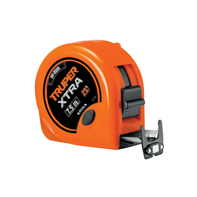 Flexómetro XTRA 7.5 m cinta extra ancha 28 mm, Truper | FF-7528 | 15025