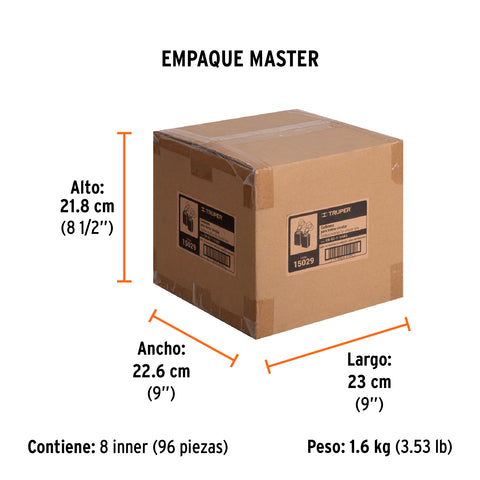 Bolsa con 2 carbones de repuesto para SICI-7-1/4A3, TRUPER | CB-SC-7-1/4A3 | 15029
