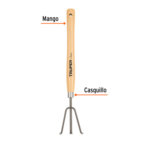 Cultivador para jardín, mango de 12-1/4', TRUPER | GTL-CV | 15036