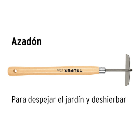 Azadón para jardín, mango de 12-1/4', TRUPER | GTL-HO | 15038