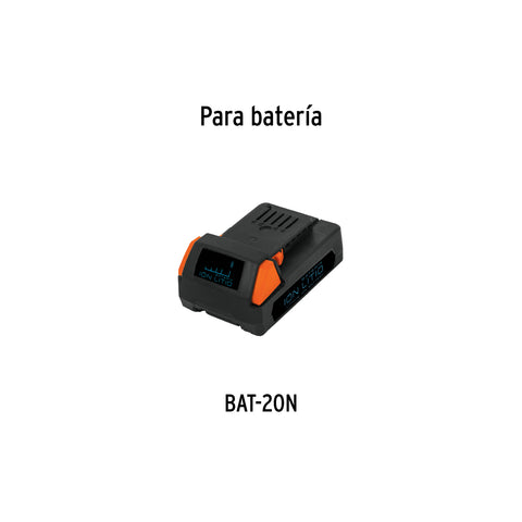 Cargador baterías de ion litio 20V para TALI-20N y ROTI-20N | CAR-20N | 15043