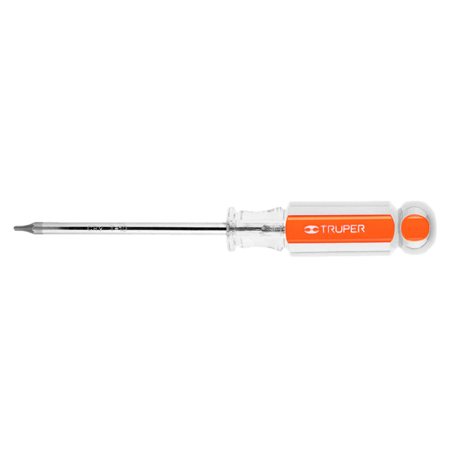 Desarmador punta Torx T 10 mango de acetato, Truper | DT-10 | 15101