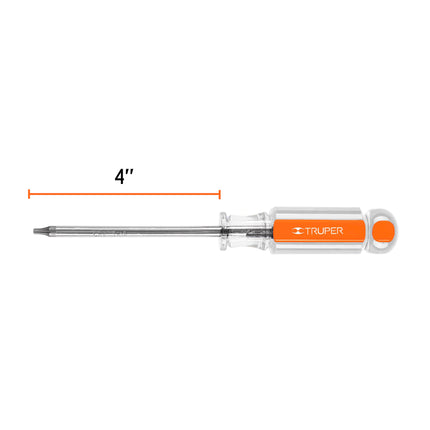 Desarmador punta Torx T 15 mango de acetato, Truper | DT-15 | 15102