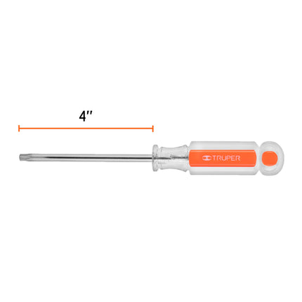 Desarmador punta Torx T 30 mango de acetato, Truper | DT-30 | 15106