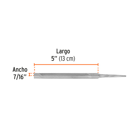 Lima triángulo pesado 5', 34 dpp, TRUPER | LTP-5 | 15119