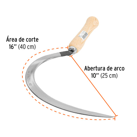 Hoz dentada # 0, 16', Truper | HP-0 | 15120