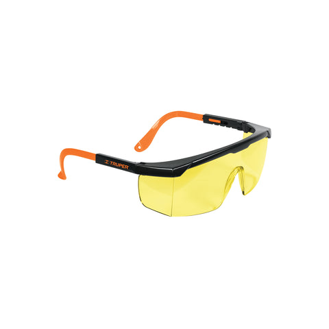 Lentes de seguridad ajustables ambar, Truper Classic | LEN-2000A | 15137