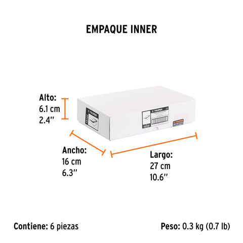 Lentes de seguridad ajustables ambar, Truper Classic | LEN-2000A | 15137