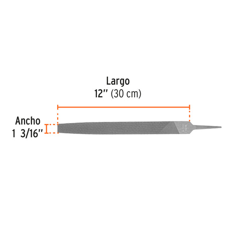 Lima plana bastarda 12', Truper | LPB-12 | 15146