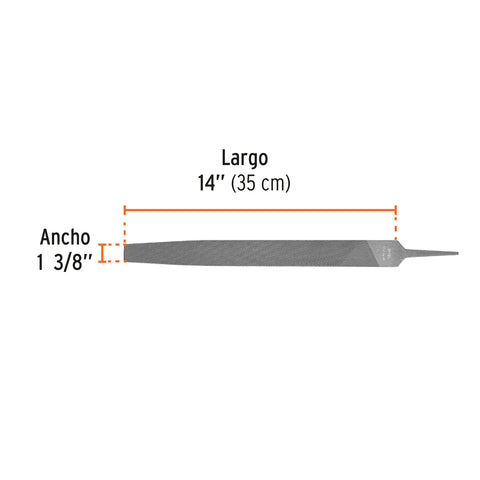 Lima plana bastarda 14', Truper | LPB-14 | 15148