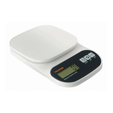 Báscula digital para cocina, plato de ABS, 5 kg, Truper | BASE-5EP | 15161