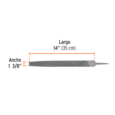 Lima plana muza 14', Truper | LPM-14 | 15162