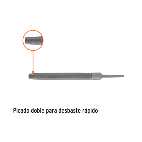 Lima media caña bastarda 6', Truper | LMCB-6 | 15169
