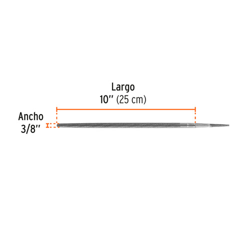 Lima redonda bastarda 10', Truper | LRB-10 | 15191