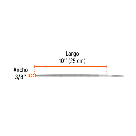 Lima redonda muza 10', Truper | LRM-10 | 15199
