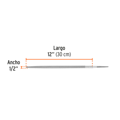 Lima redonda muza 12', Truper | LRM-12 | 15201