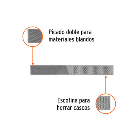 Lima escofina para herrar 12', Truper | LEH-12 | 15204