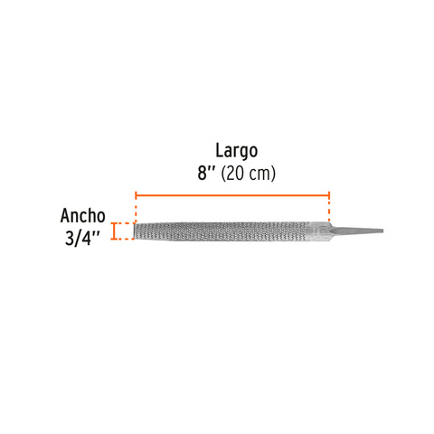 Lima escofina 8', Truper | LES-8 | 15205