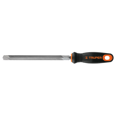 Lima triángulo pesado 8', 32 dpp con mango doble inyección | LTP-8T | 15308