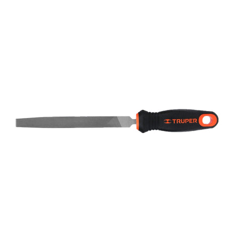 Lima plana bastarda 6' con mango doble inyección, TRUPER | LPB-6T | 15309