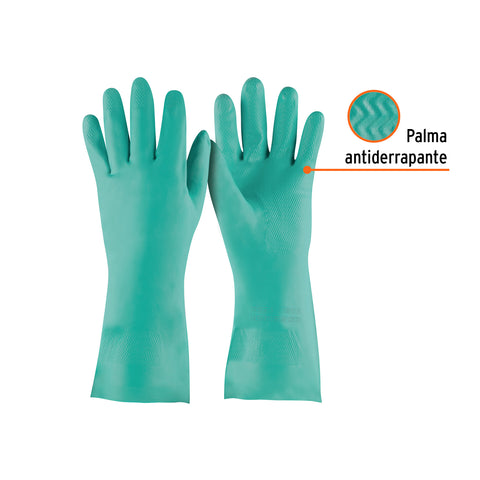 Guantes de nitrilo verde, multiusos, CH, TRUPER | GU-821 | 15322