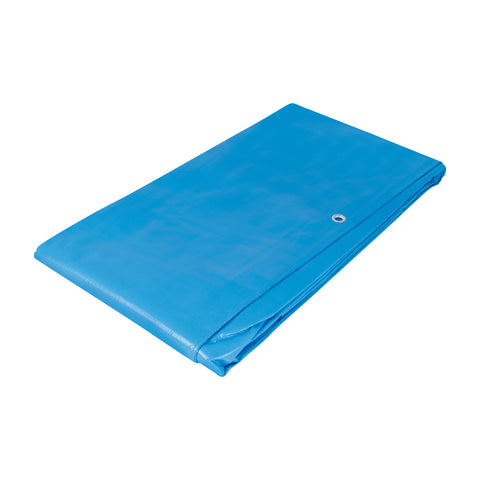 Lona de polietileno reforzada 4 x 6 m, azul, 180g/m2, TRUPER | LT-46Z | 15373