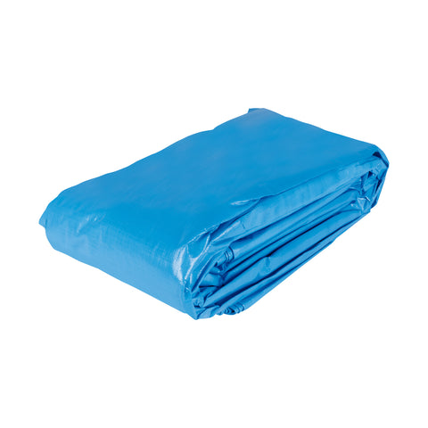 Lona de polietileno reforzada 6x12 m, azul, 180g/m2, TRUPER | LT-612Z | 15375
