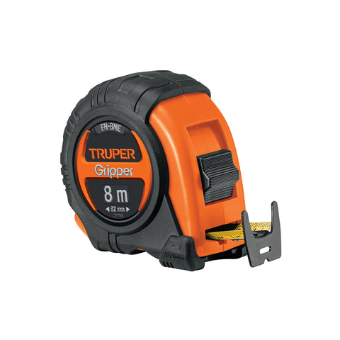 Flexómetro contra impactos 8 m cinta 25 mm grad. métrica | FH-8ME | 15389