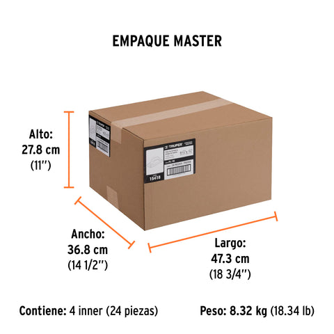 Flota de esponja 9-1/2' espesor 3/4', acabado áspero, TRUPER | FL-10 | 15418