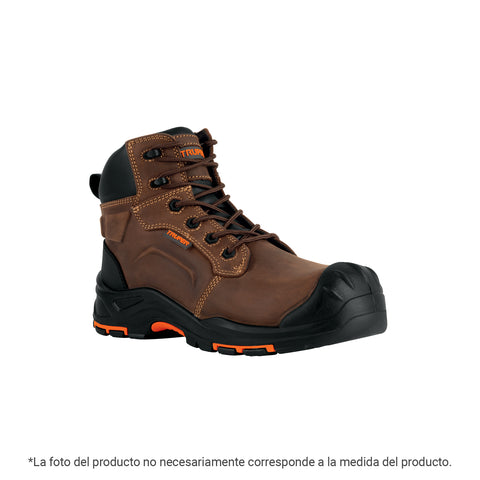 Bota de seguridad café, #26 dieléctrica antifatiga, Truper | ZC-426C | 15472