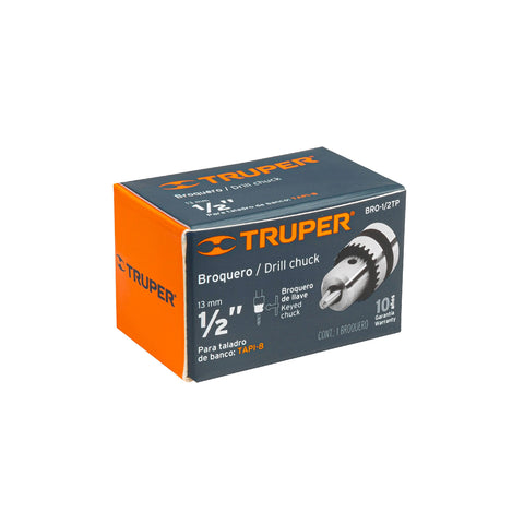 Broquero 1/2' con llave para TAPI-8, TRUPER | BRO-1/2TP | 15477