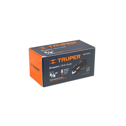 Broquero 5/8' sin llave para TAPI-13, 15 y 17,TRUPER | BRO-5/8TPX | 15478