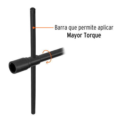 Llave de artillería, 1 x 1-1/8' boca hexagonal, TRUPER | LLAR-8 | 15486