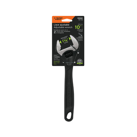 Llave ajustable (perico) 10' profesional pavonada, Expert | PET-10 | 15502