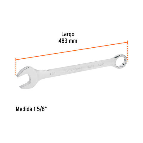 Llave combinada extralarga 1-5/8' x 483 mm de largo, Expert | LL-2052 | 15631