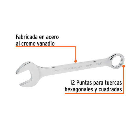 Llave combinada extralarga 1-7/8' x 509 mm de largo, Expert | LL-2060 | 15635