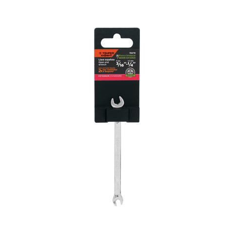 Llave española, 3/16 x 1/4' x 126 mm de largo, Truper Expert | LL-3016 | 15678