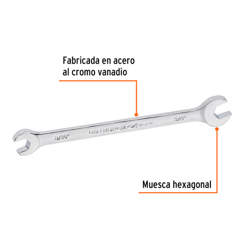 Llave española, 5/16 x 3/8' x 145 mm de largo, Truper Expert | LL-3020 | 15682