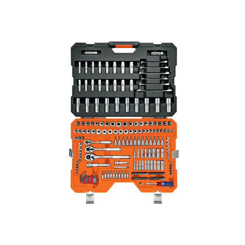 Juego 217 herramientas 1/4', 3/8' y 1/2' std y mm p/mecánico | JD-217MP | 15691