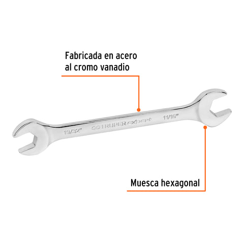 Llave española, 19/32 x 11/16' x 198 mm de largo, Expert | LL-3033 | 15693