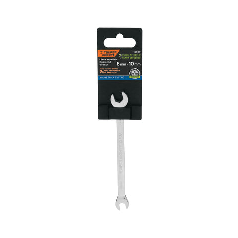 Llave española 8 x 10 x 145 mm de largo, Truper Expert | LL-30810 | 15707