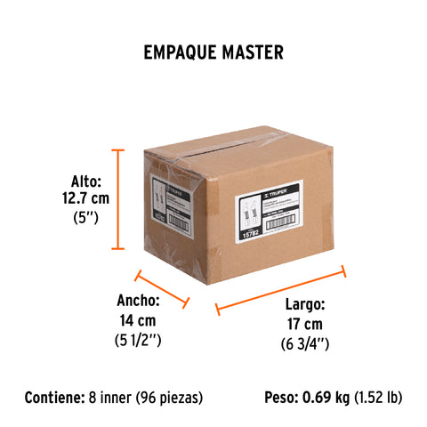 Bolsa con 2 carbones de repuesto para ROEL-20N, TRUPER | CB-ROEL-20N | 15782
