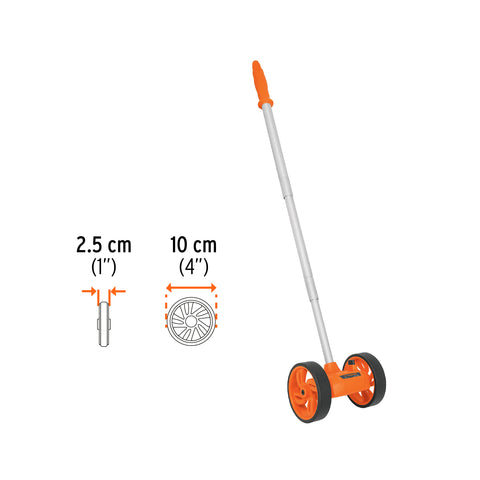 Odómetro con doble rueda de 4', Truper | ODM-4 | 15830