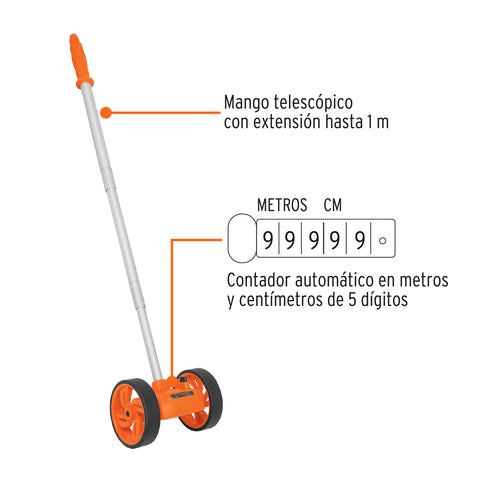 Odómetro con doble rueda de 4', Truper | ODM-4 | 15830